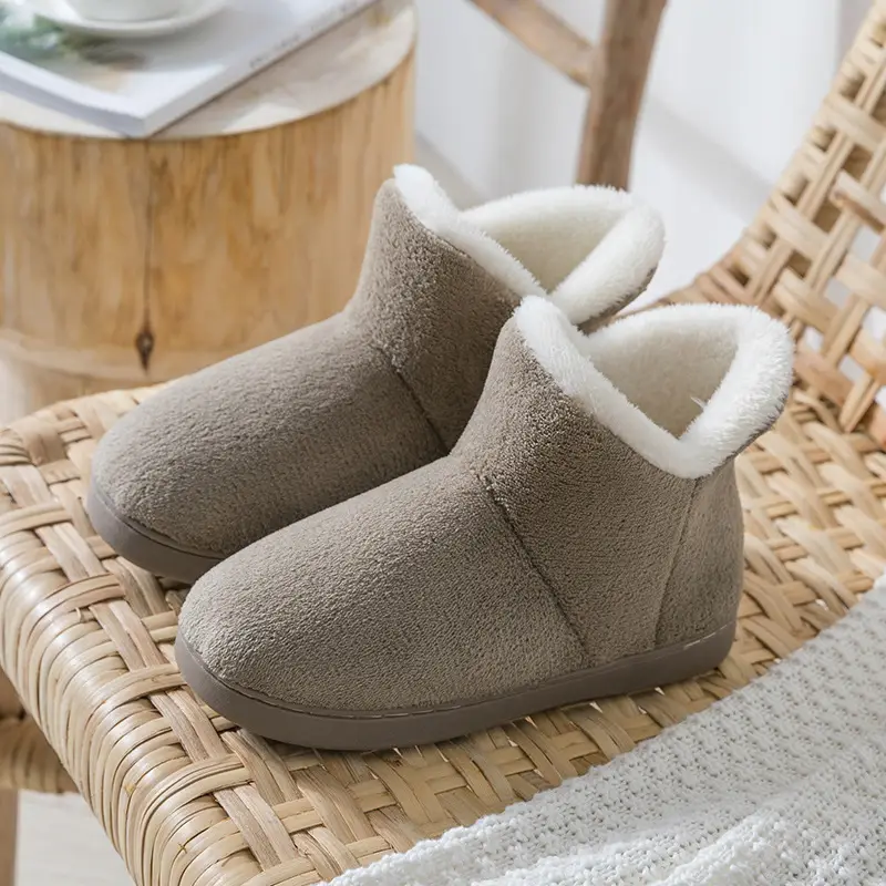 Warm Fleece Lined Non-Slip Slippers for Women Winter - Image 10