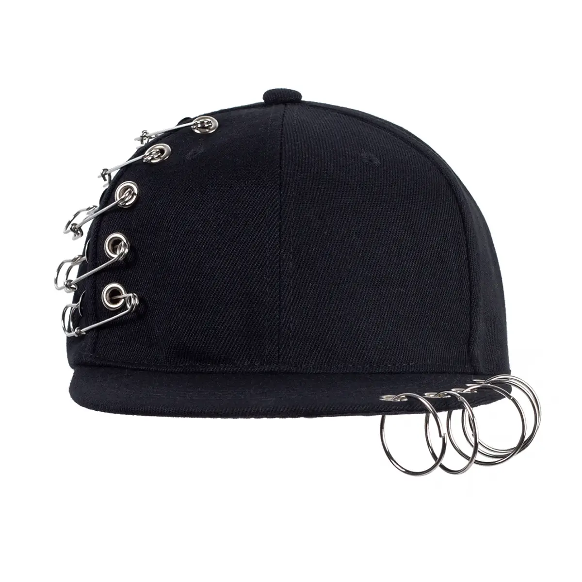 Black Baseball Cap with Long Strap for Men Women — feature 10