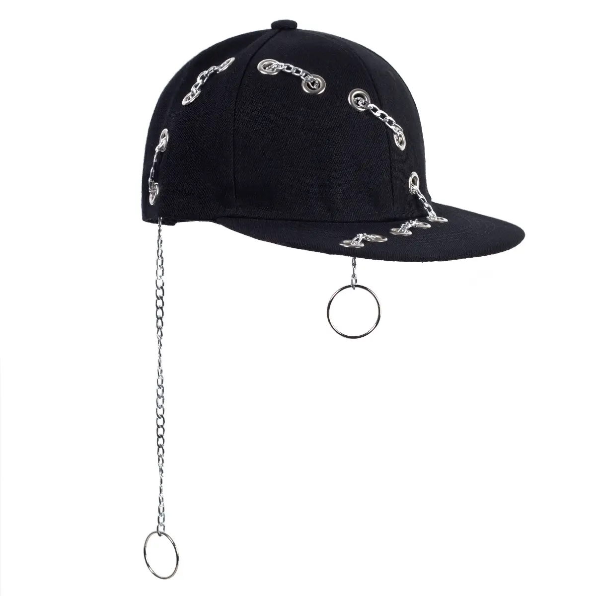 Black Baseball Cap with Long Strap for Men Women — feature 15