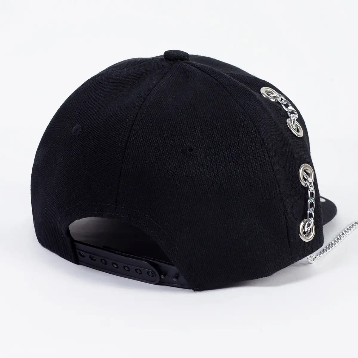 Black Baseball Cap with Long Strap for Men Women — feature 17