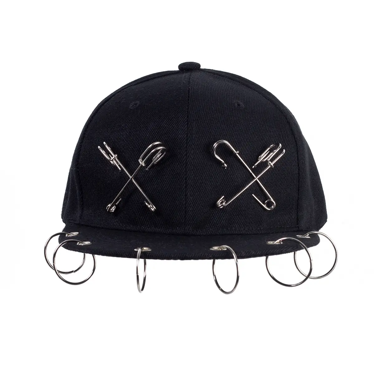 Black Baseball Cap with Long Strap for Men Women — feature 3