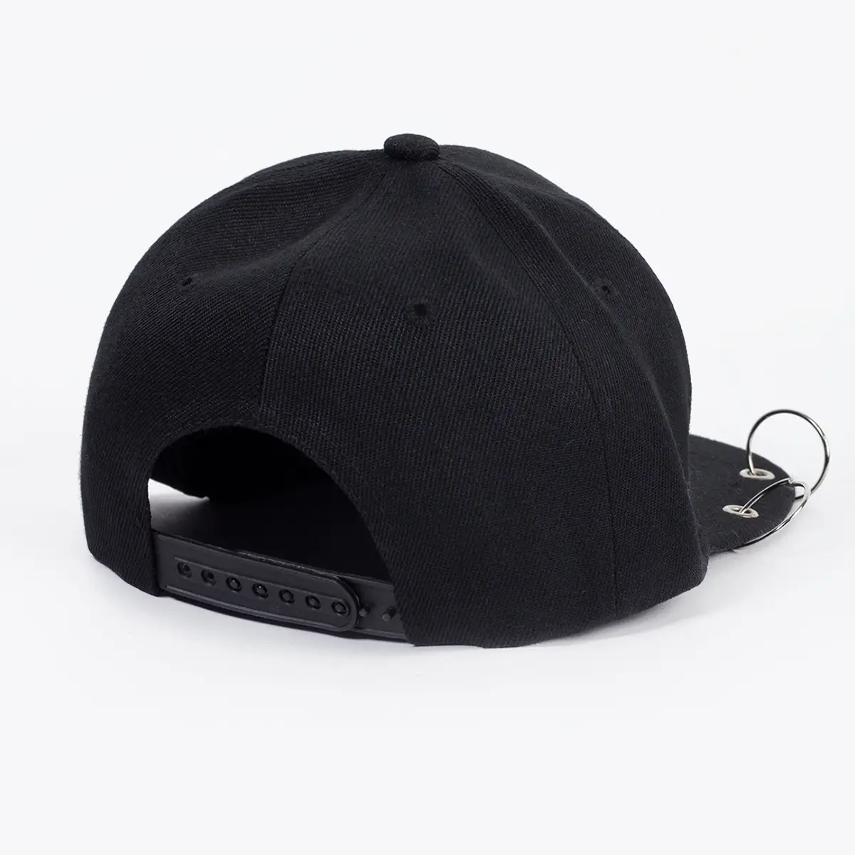 Black Baseball Cap with Long Strap for Men Women — feature 4