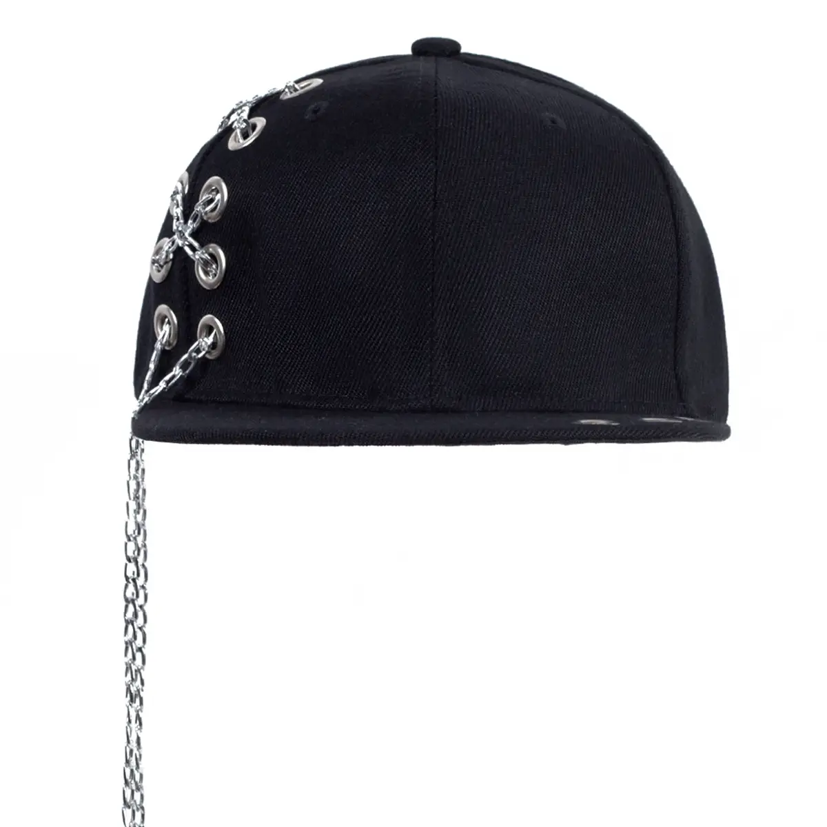 Black Baseball Cap with Long Strap for Men Women — feature 6