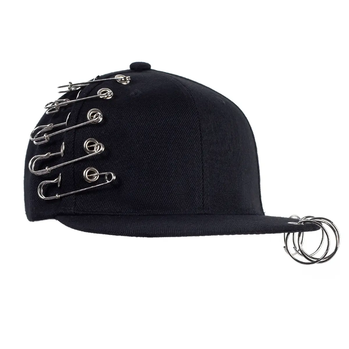 Black Baseball Cap with Long Strap for Men Women — feature 8