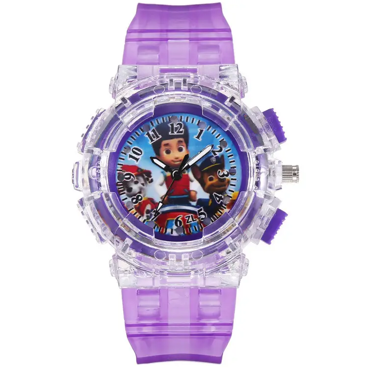 Creative colorful horse running light children luminous watch Cartoon Cartoon Cartoon primary and secondary school students Boys Girls watch