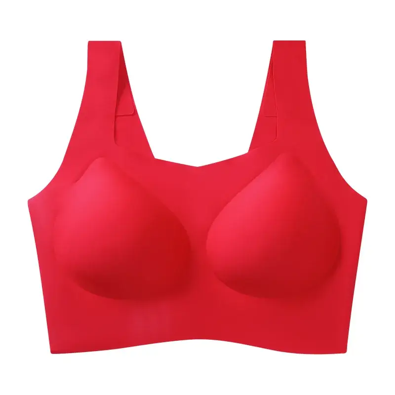 Red Seamless Women's Bra for Wedding & Daily Wear