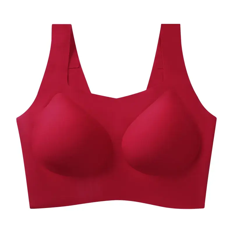 Red Seamless Women's Bra for Wedding & Daily Wear