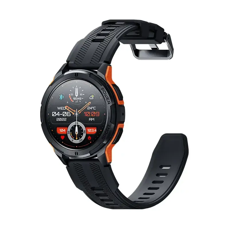 Black Bluetooth Smart Watch with Blood Oxygen & 3-Pointed Design - Image 5
