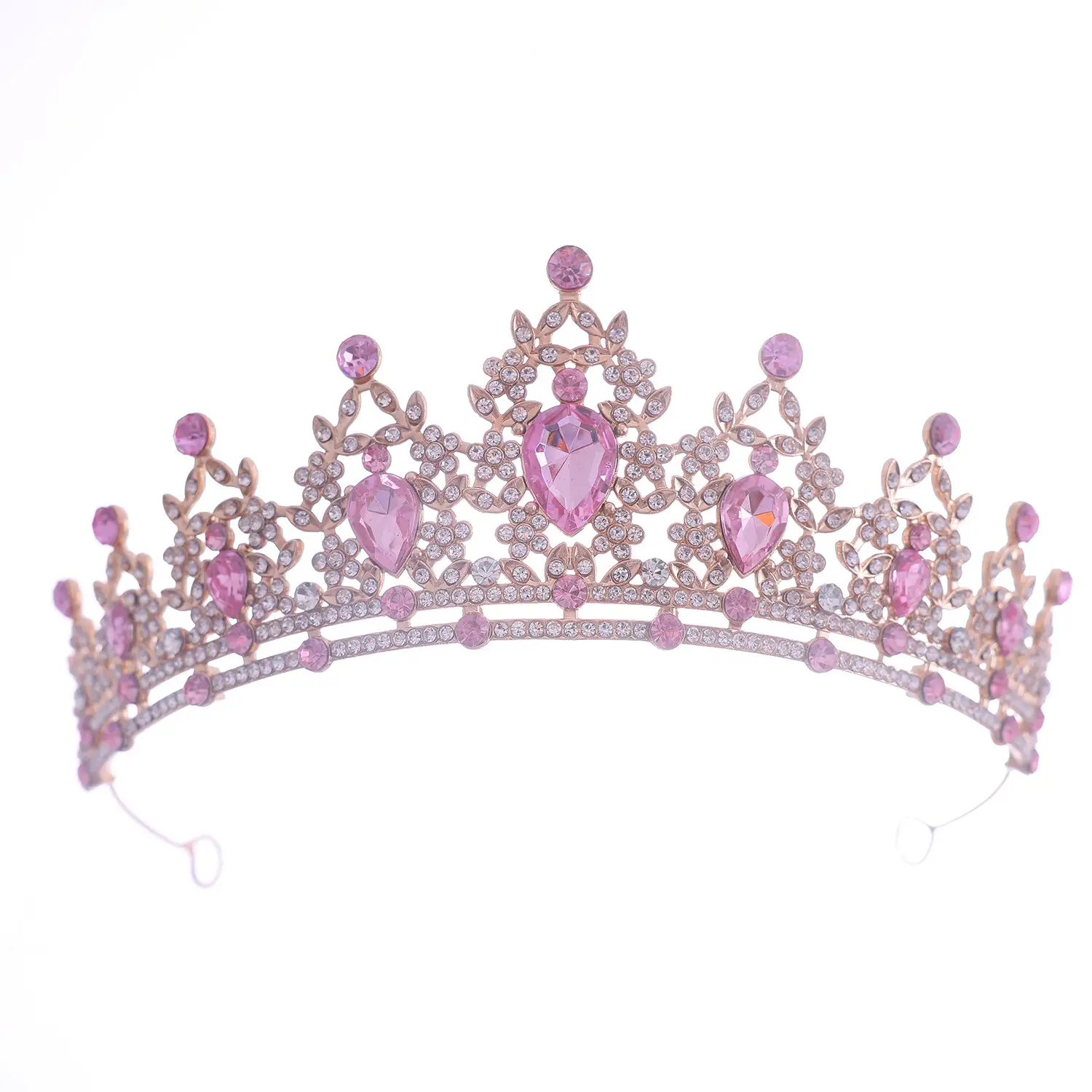 Princess Crown with Crystal Diamonds for Girls