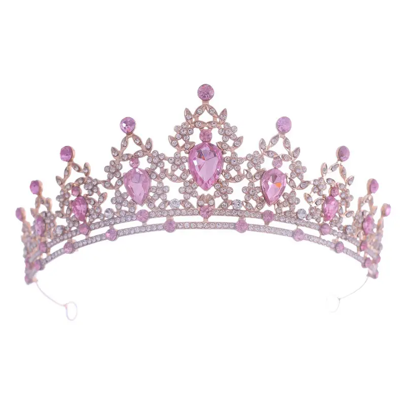 Princess Crown with Crystal Diamonds for Girls