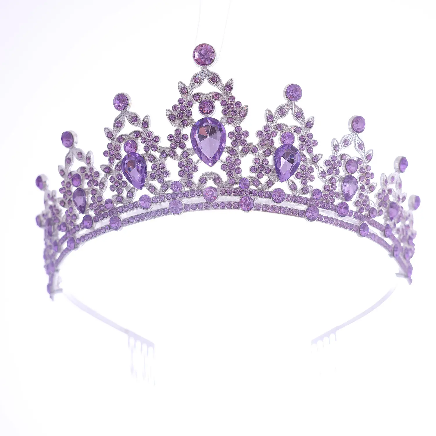 Princess Crown with Crystal Diamonds for Girls — feature 8
