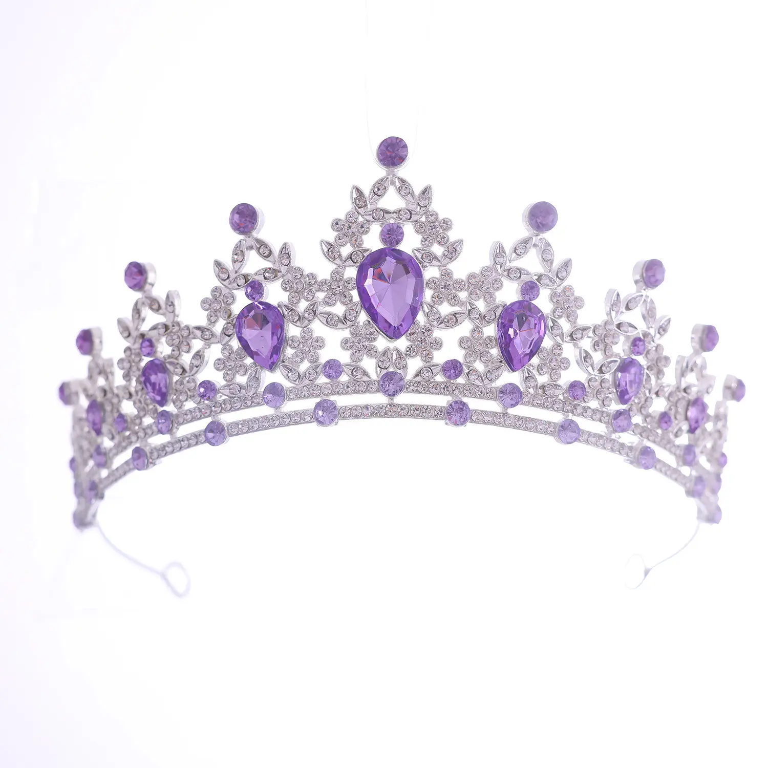 Princess Crown with Crystal Diamonds for Girls