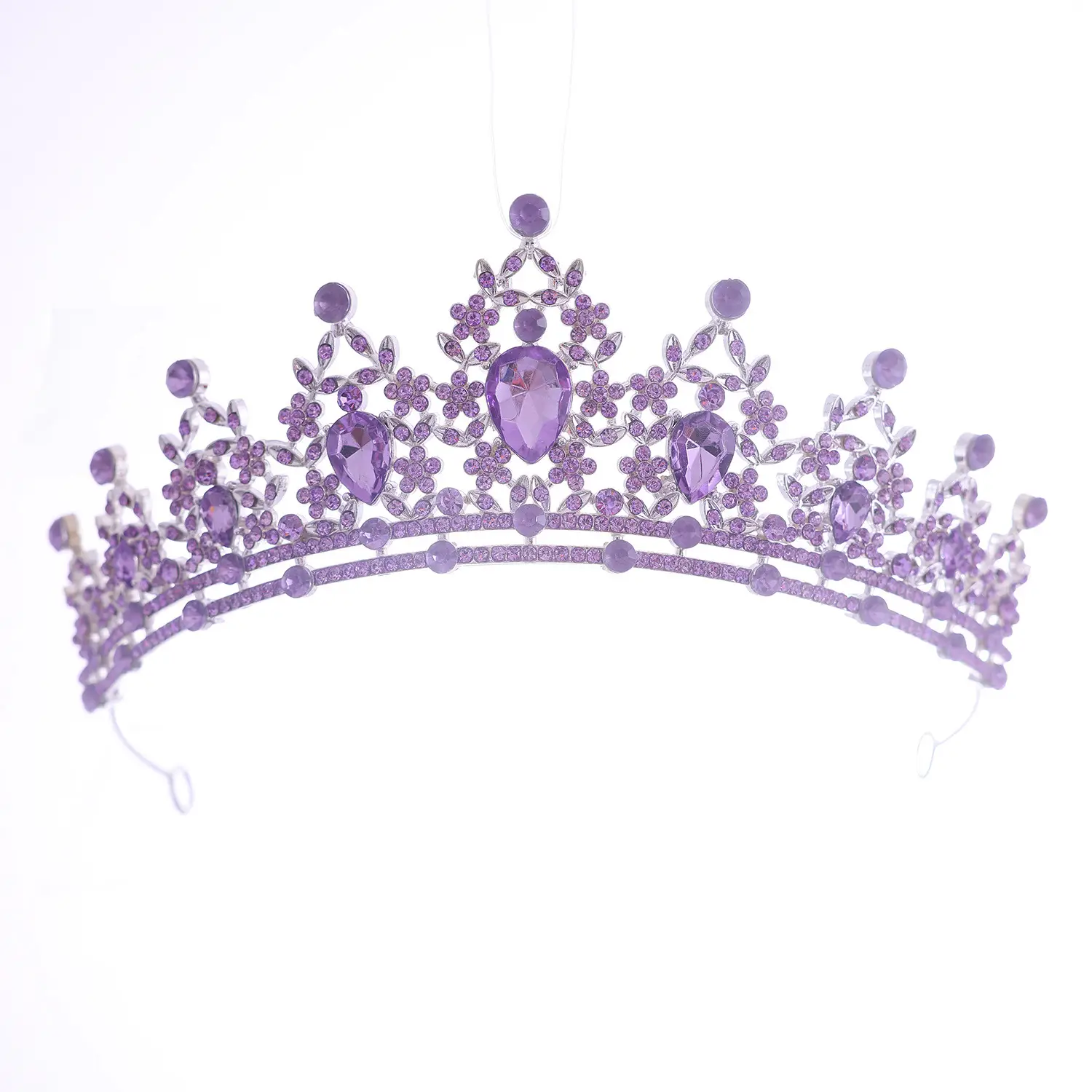 Princess Crown with Crystal Diamonds for Girls