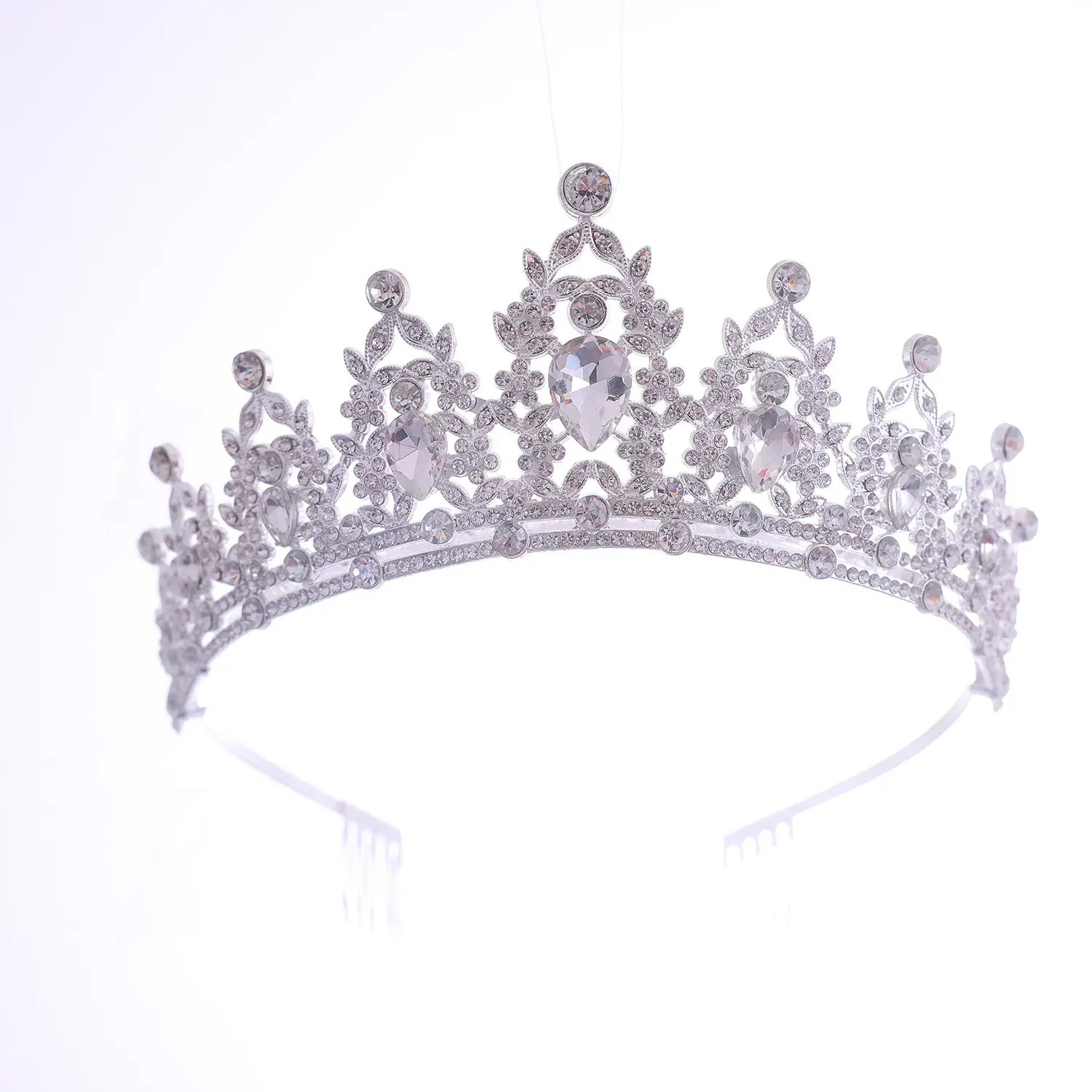 Princess Crown with Crystal Diamonds for Girls