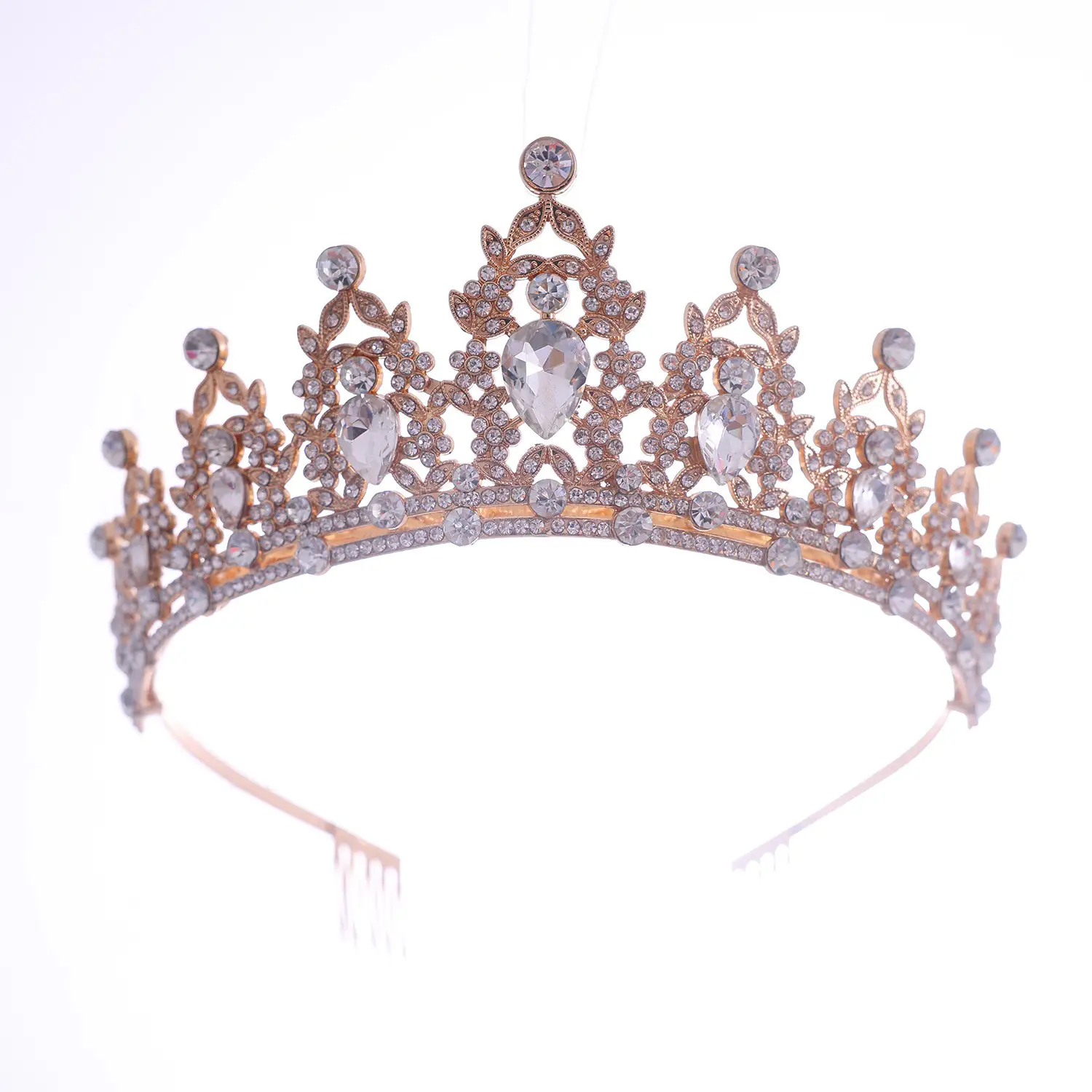 Princess Crown with Crystal Diamonds for Girls