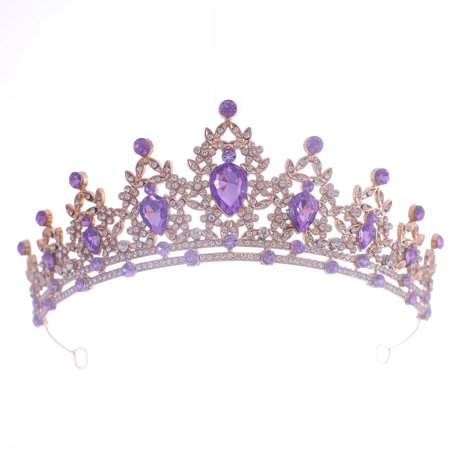 Princess Crown with Crystal Diamonds for Girls