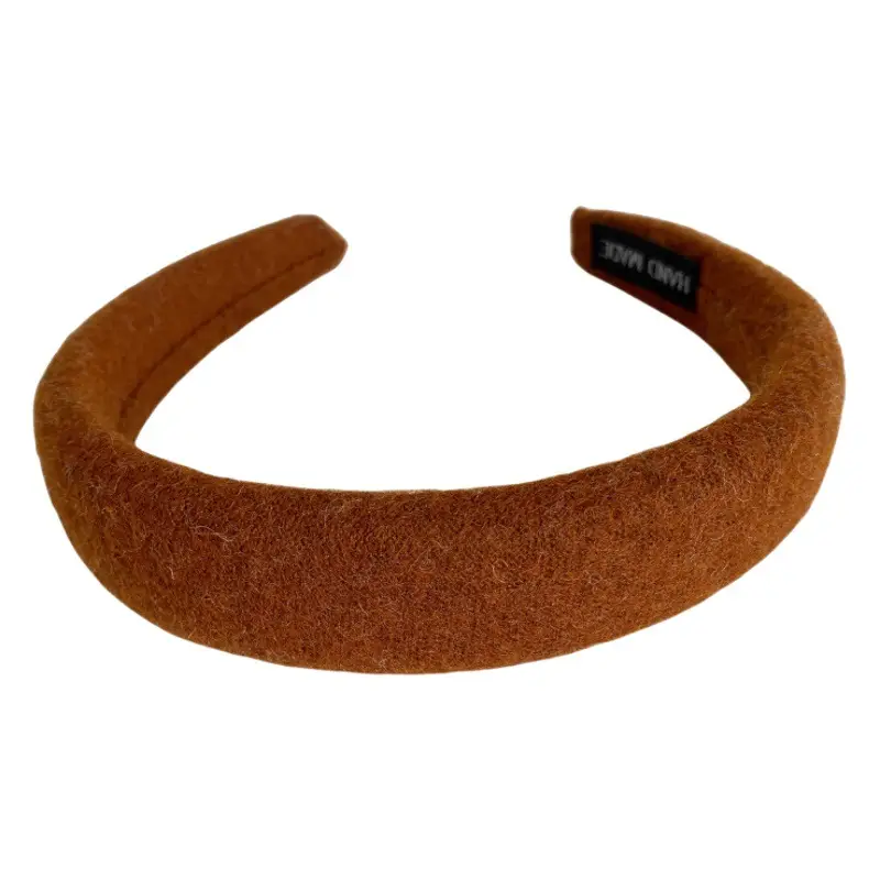 Women Wool Cranial Headband Grey 2023 Winter