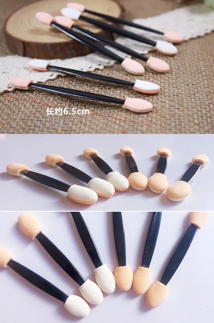 10pcs Makeup Brush Eye Shadow Stick 6.5cm Double Headed — feature 3