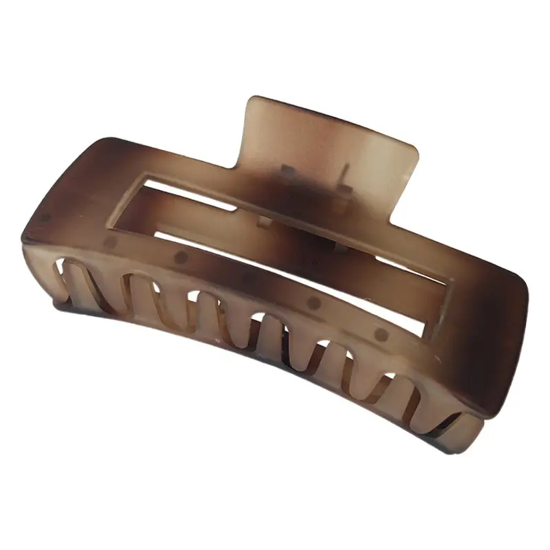 Amber Shark Clip for Women Hairpin Maillard Brown