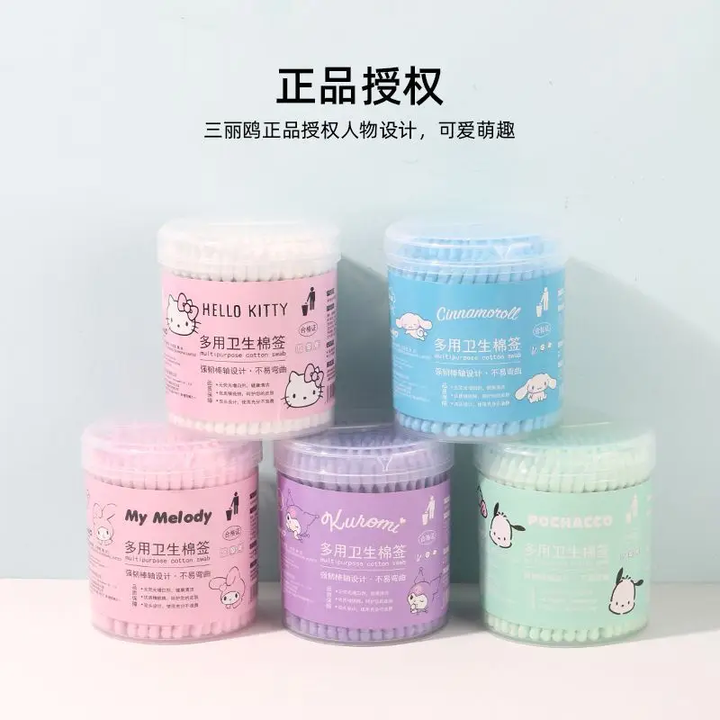 Sanrio Dog Cool Omi Disposable Cotton Swabs Spiral Ear Makeup - Image 6