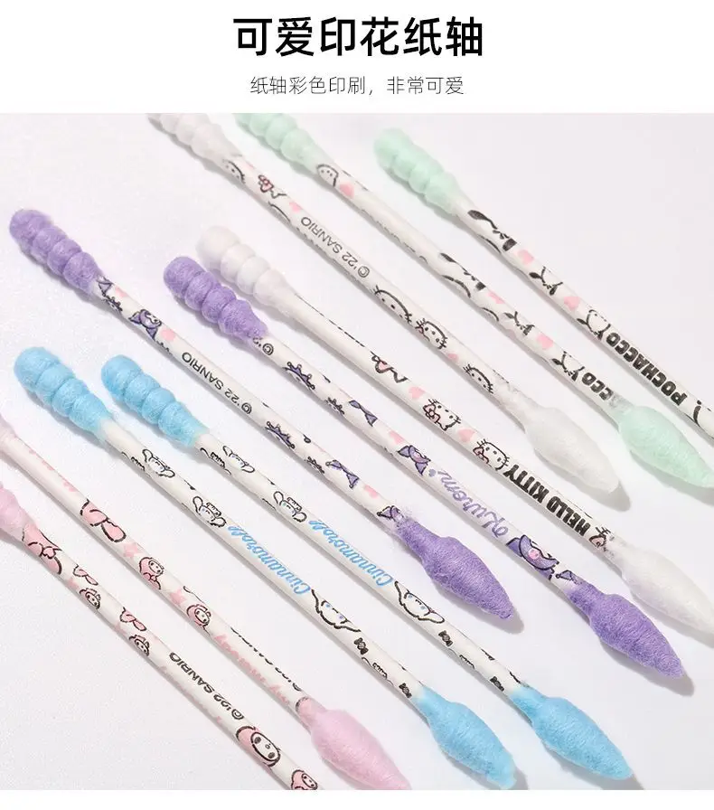 Sanrio Dog Cool Omi Disposable Cotton Swabs Spiral Ear Makeup — feature 5