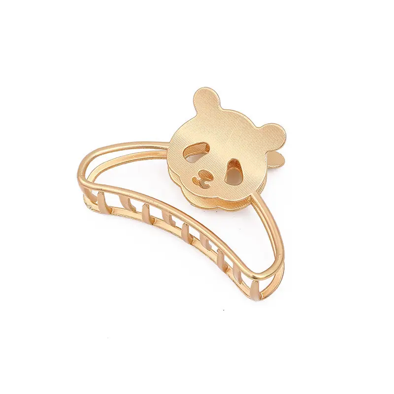 Gold Metal Hair Shark Clip Large High-end Hairpin - Image 33
