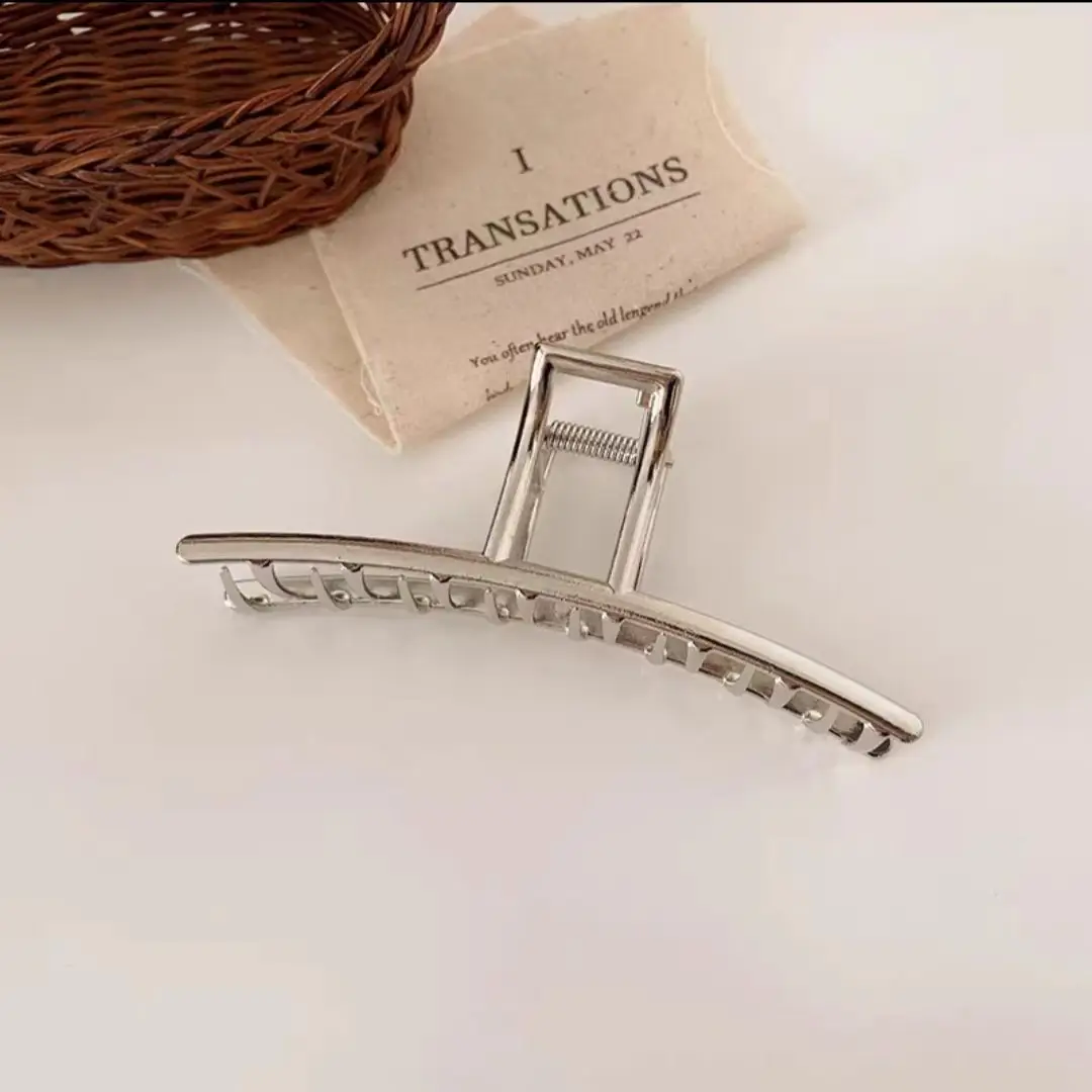Gold Metal Hair Shark Clip Large High-end Hairpin - Image 18