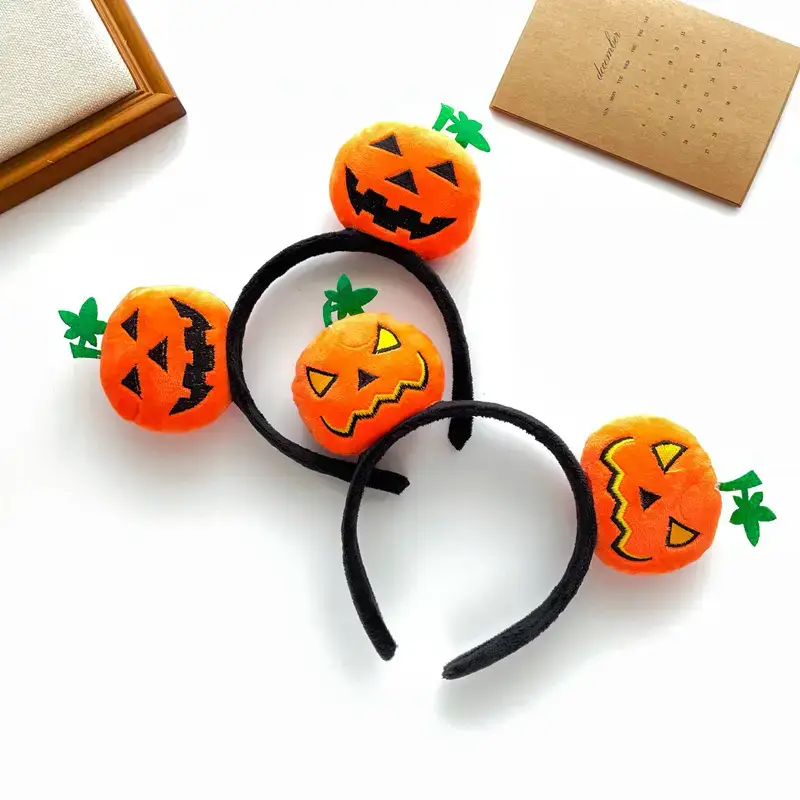 Cute Pumpkin Headband for Girls Halloween Dress Up — feature 6