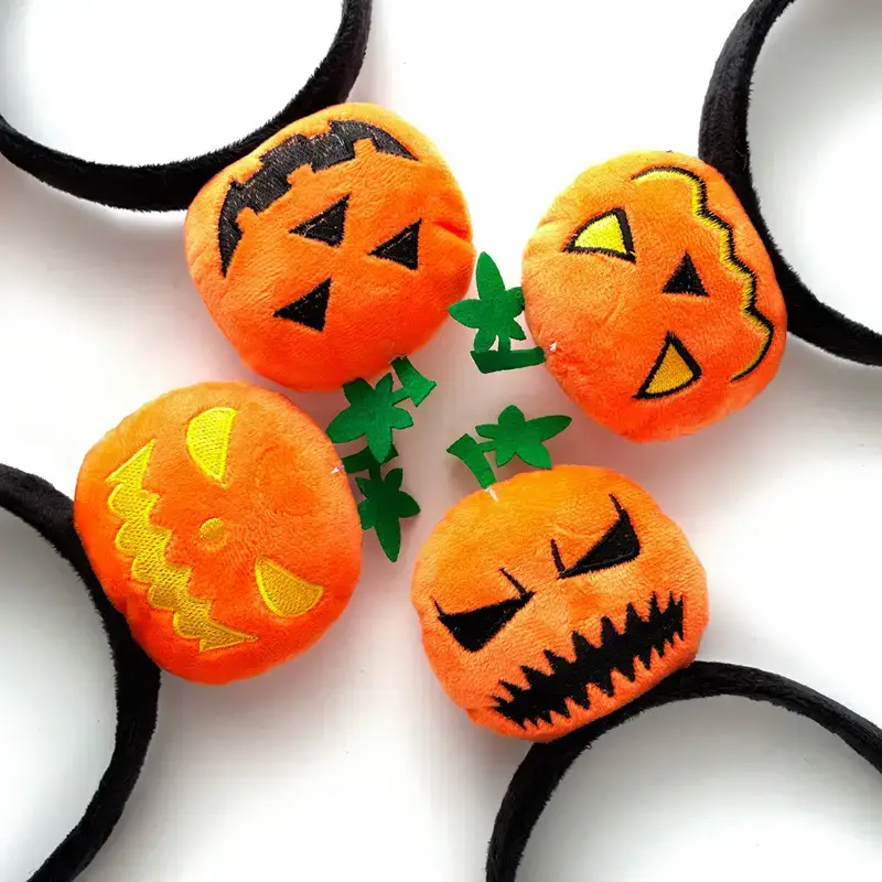 Cute Pumpkin Headband for Girls Halloween Dress Up — feature 7