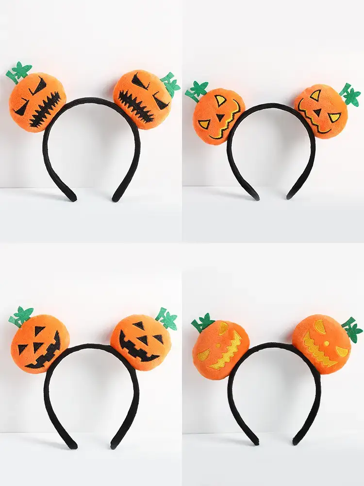 Cute Pumpkin Headband for Girls Halloween Dress Up — feature 8