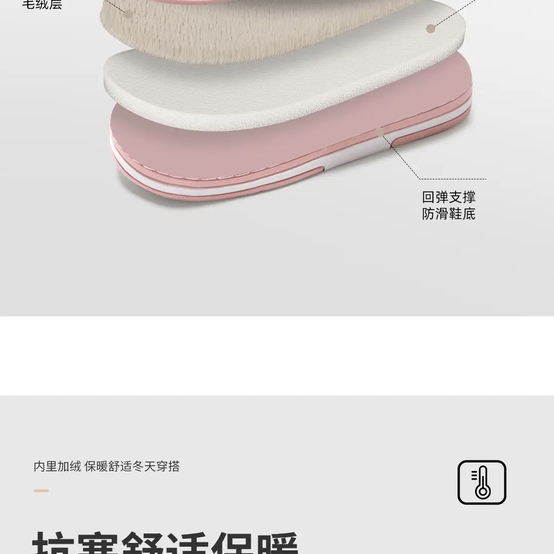 Pu Leather Cotton Slippers for Women 2026 Model Autumn and Winter Waterproof Household Non-Slip Warm Women's Shoes Home Leather Slippers Winter Men's — feature 11