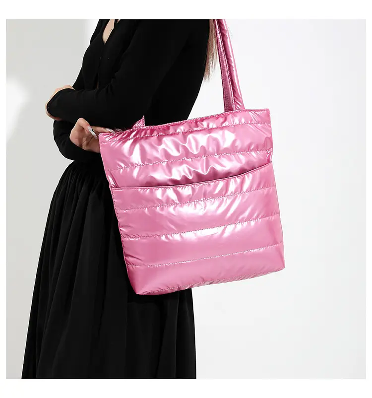 2026 Spring Shoulder Bag Silver Cotton Large Capacity — feature 15