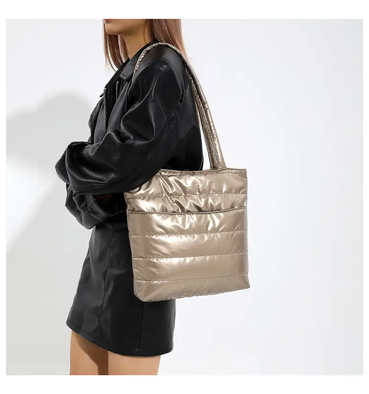 2026 Spring Shoulder Bag Silver Cotton Large Capacity — feature 20
