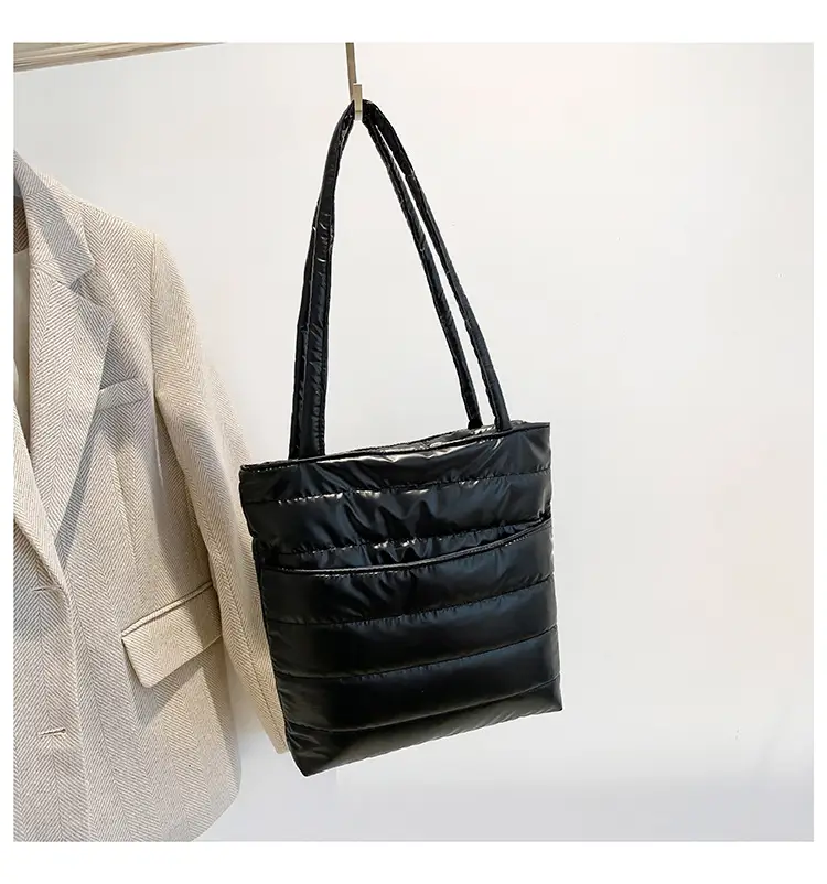 2026 Spring Shoulder Bag Silver Cotton Large Capacity — feature 23