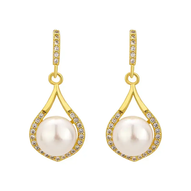 2023 Freshwater Pearl Drop Earrings for Women