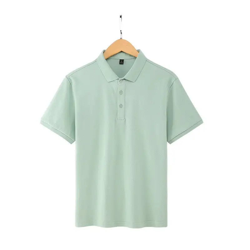 Pink Polo Shirt for Men Short Sleeve