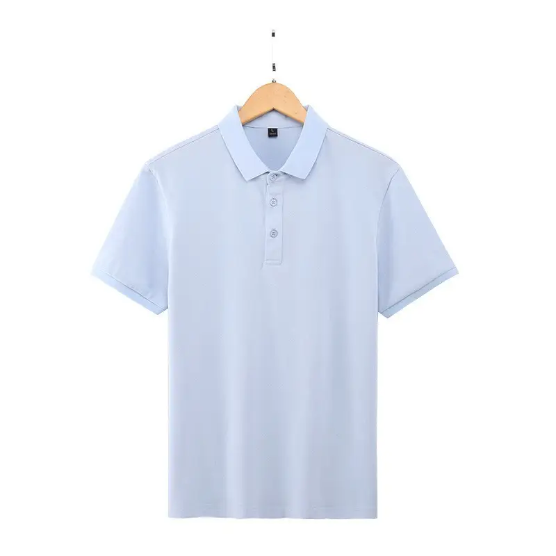 Pink Polo Shirt for Men Short Sleeve