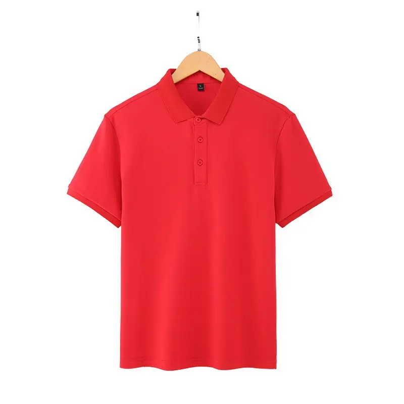 Pink Polo Shirt for Men Short Sleeve