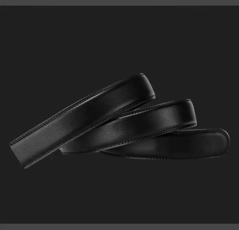Men's Brown Leather Belt with Automatic Buckle — feature 15