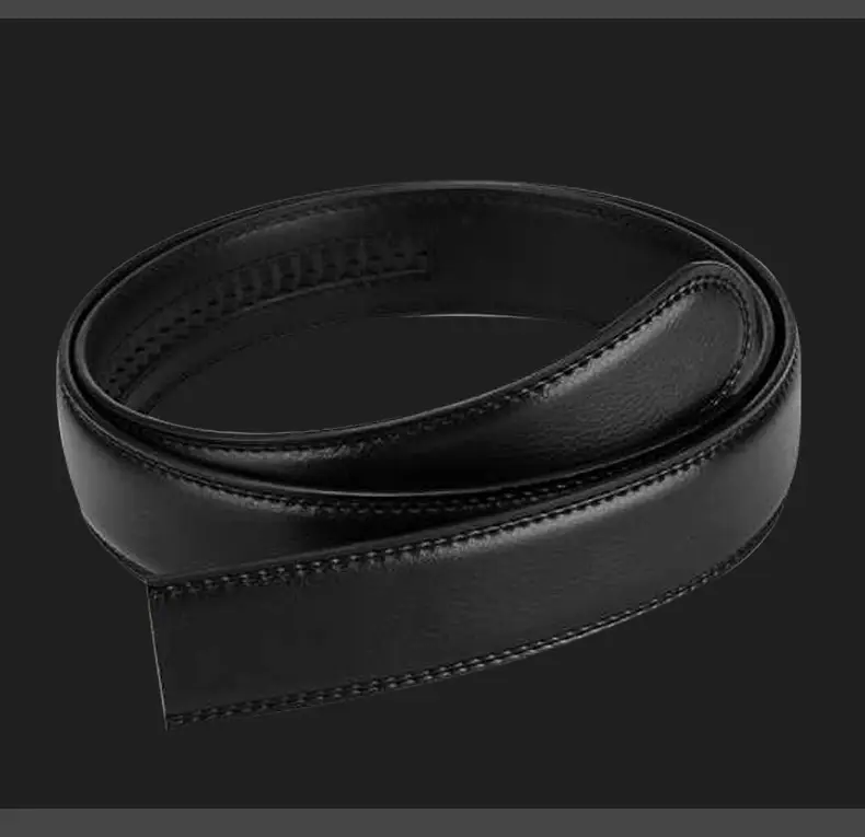 Men's Brown Leather Belt with Automatic Buckle — feature 16
