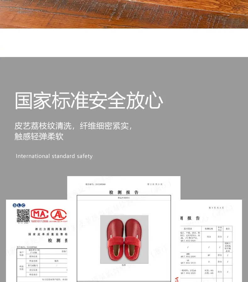 Waterproof Cotton Slippers Women's Autumn and Winter Bag Heel Indoor Home Thickened Warm Non-slip Leather Slippers Cowhide Thick Bottom Household — feature 5