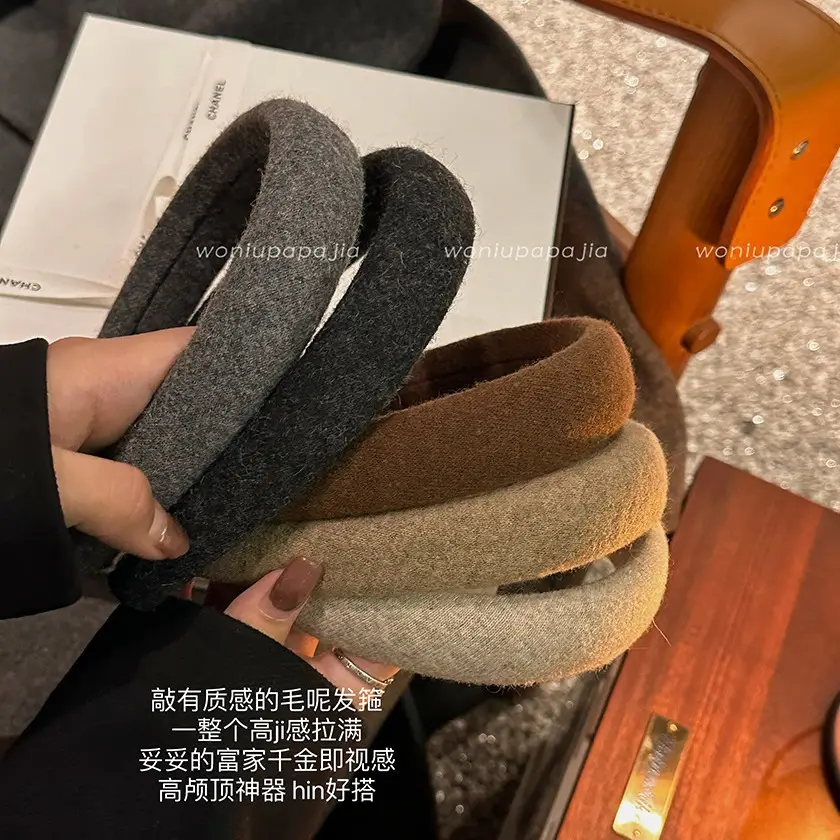 Women Wool Headband Autumn Winter 2024