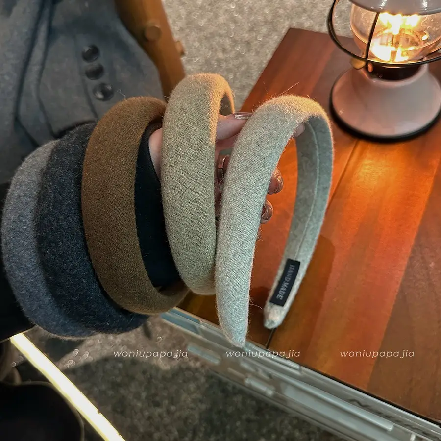 Women Wool Headband Autumn Winter 2024 - Image 7