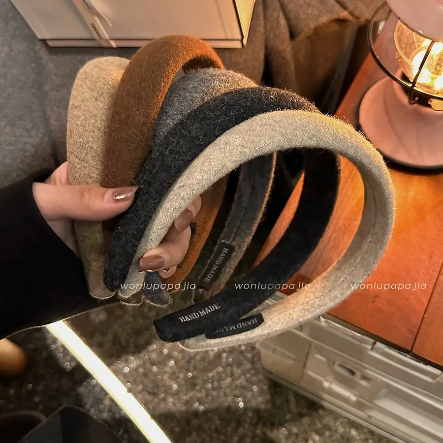 Women Wool Headband Autumn Winter 2024 - Image 9