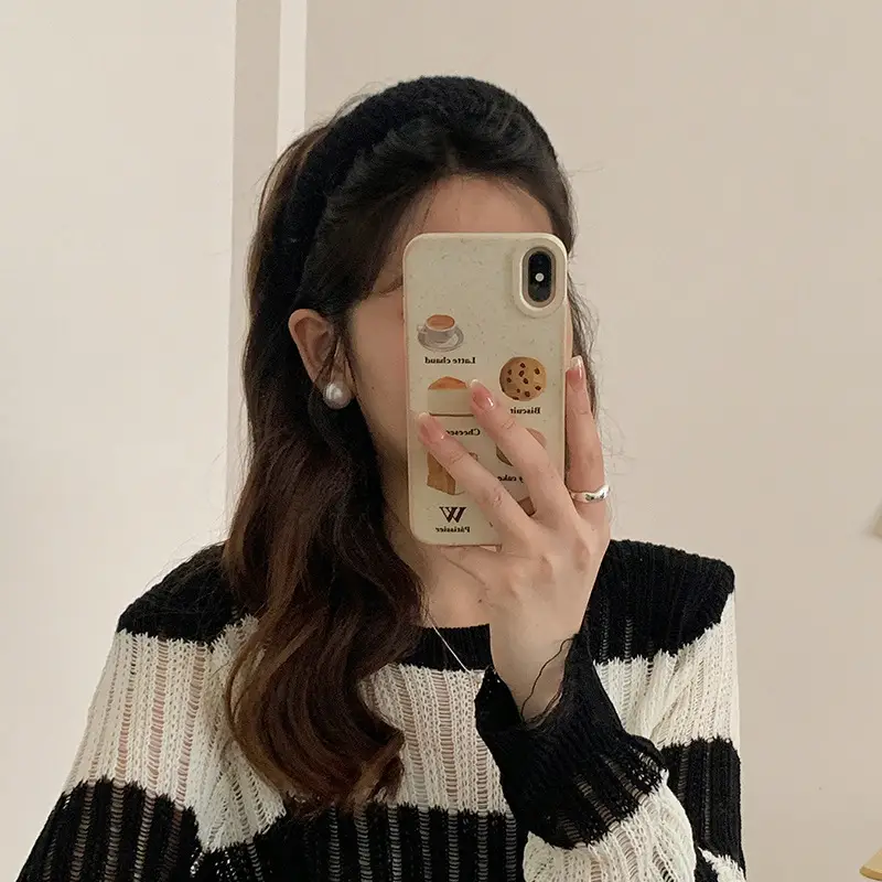 New Autumn Winter Maillard Lamb Hairband Plush Beige - Image 5