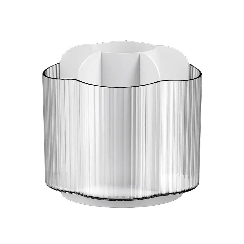 Transparent Rotating Makeup Brush & Pen Storage Holder