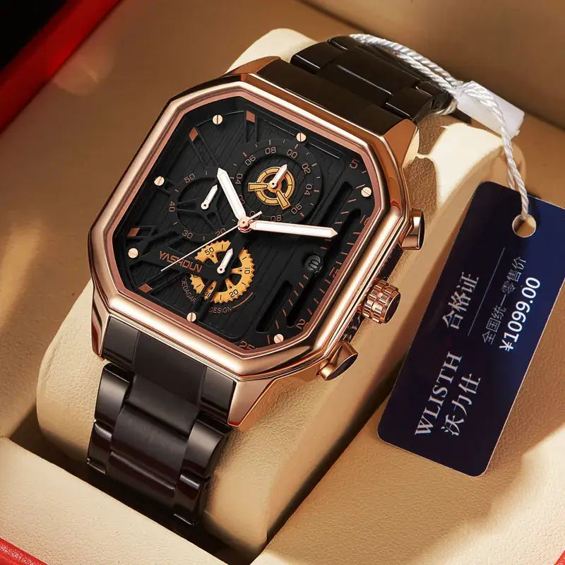 Men's Multifunctional Luminous Waterproof Watch Y5062 - Image 10