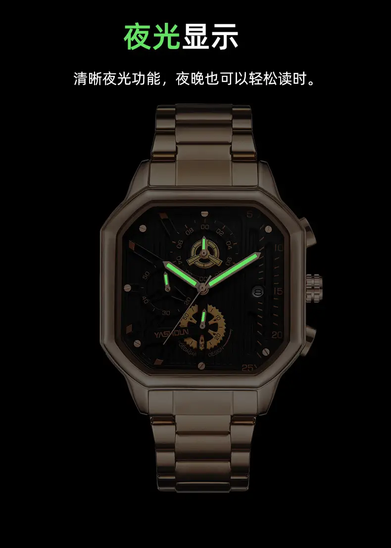 Men's Multifunctional Luminous Waterproof Watch Y5062 — feature 10