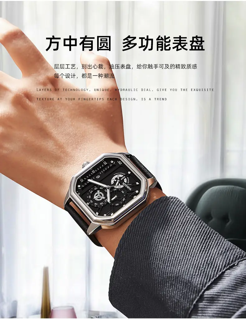 Men's Multifunctional Luminous Waterproof Watch Y5062 — feature 13