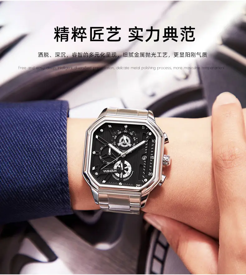 Men's Multifunctional Luminous Waterproof Watch Y5062 — feature 15